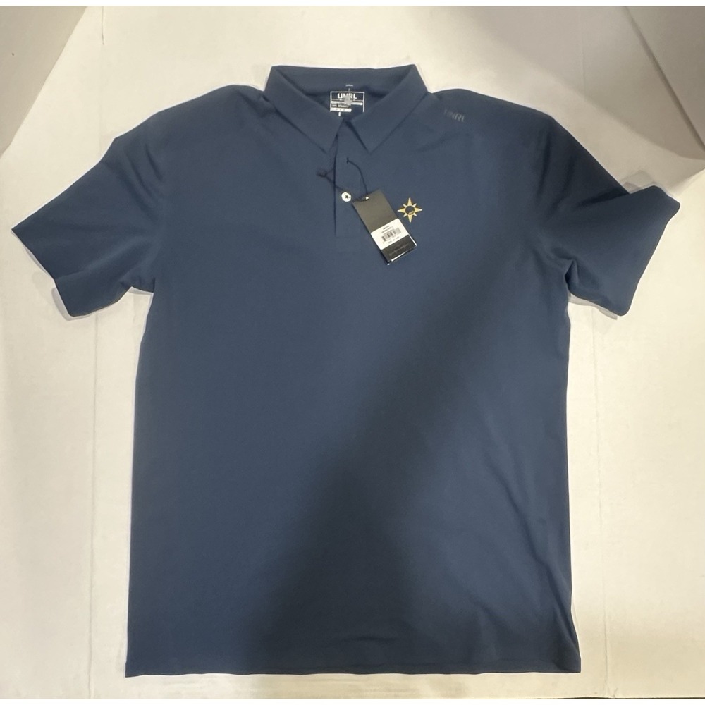UNRL Legend Golf Polo Shirt Harbor Blue Men's Size Large New With Tag